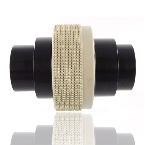 Verschraubung aus PP, au&szlig;en ger&auml;ndelt