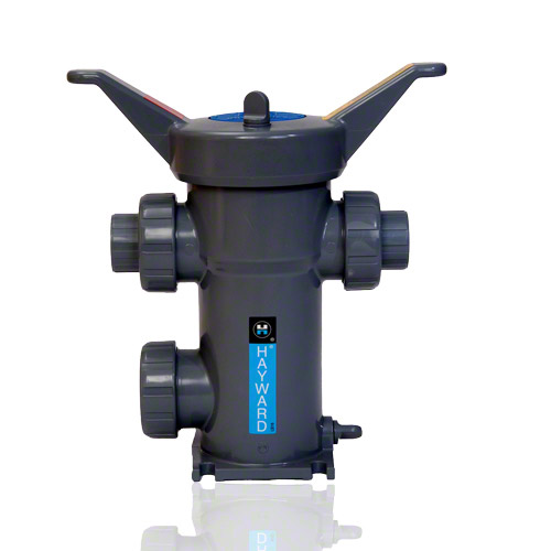 PVC U Kompaktschmutzf&auml;nger, Anschluss PP/ST Flansch, EPDM Dichtung