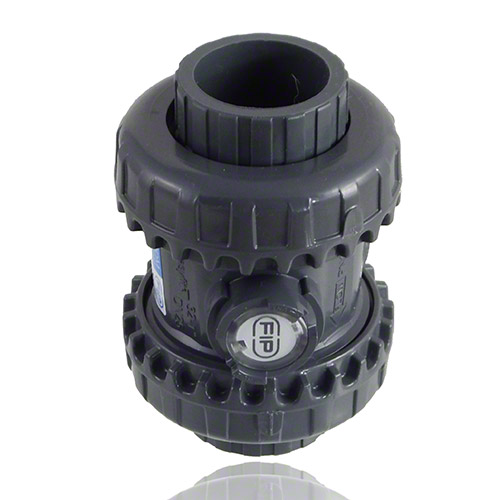 PVC-U Kugelr&uuml;ckschlagventil, Klebemuffe, EPDM