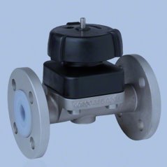 METALLARMATUREN: MEMBRANVENTILE
EDELSTAHL
GRAUGUSS
PP und PFA ausgekleidet